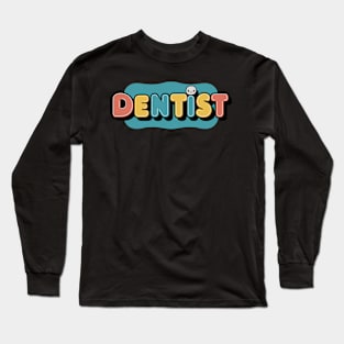 Cute retro dentist Long Sleeve T-Shirt